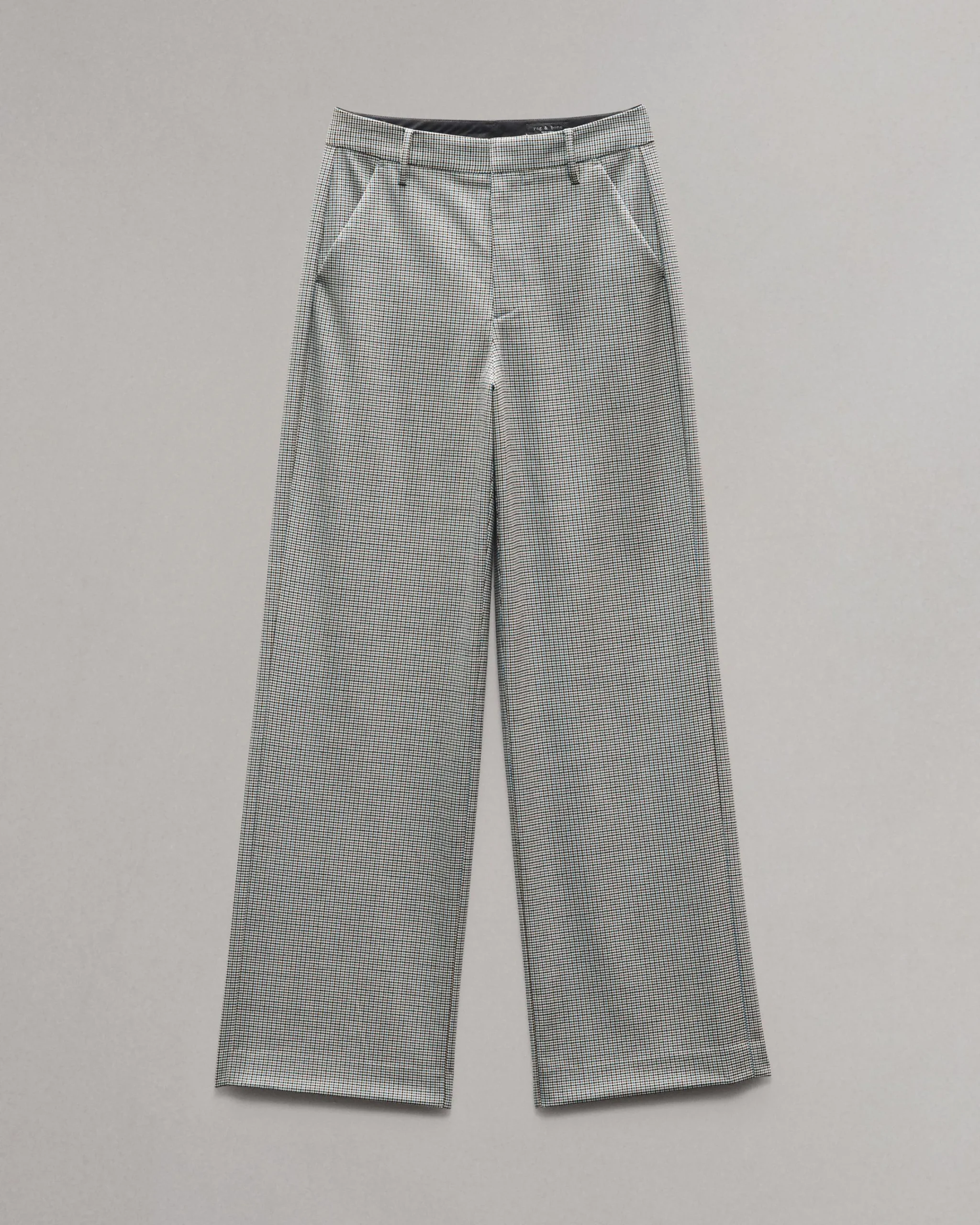 Clearance Andi Full-Length Plaid Pant Women Pants