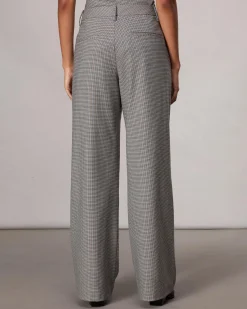 Clearance Andi Full-Length Plaid Pant Women Pants