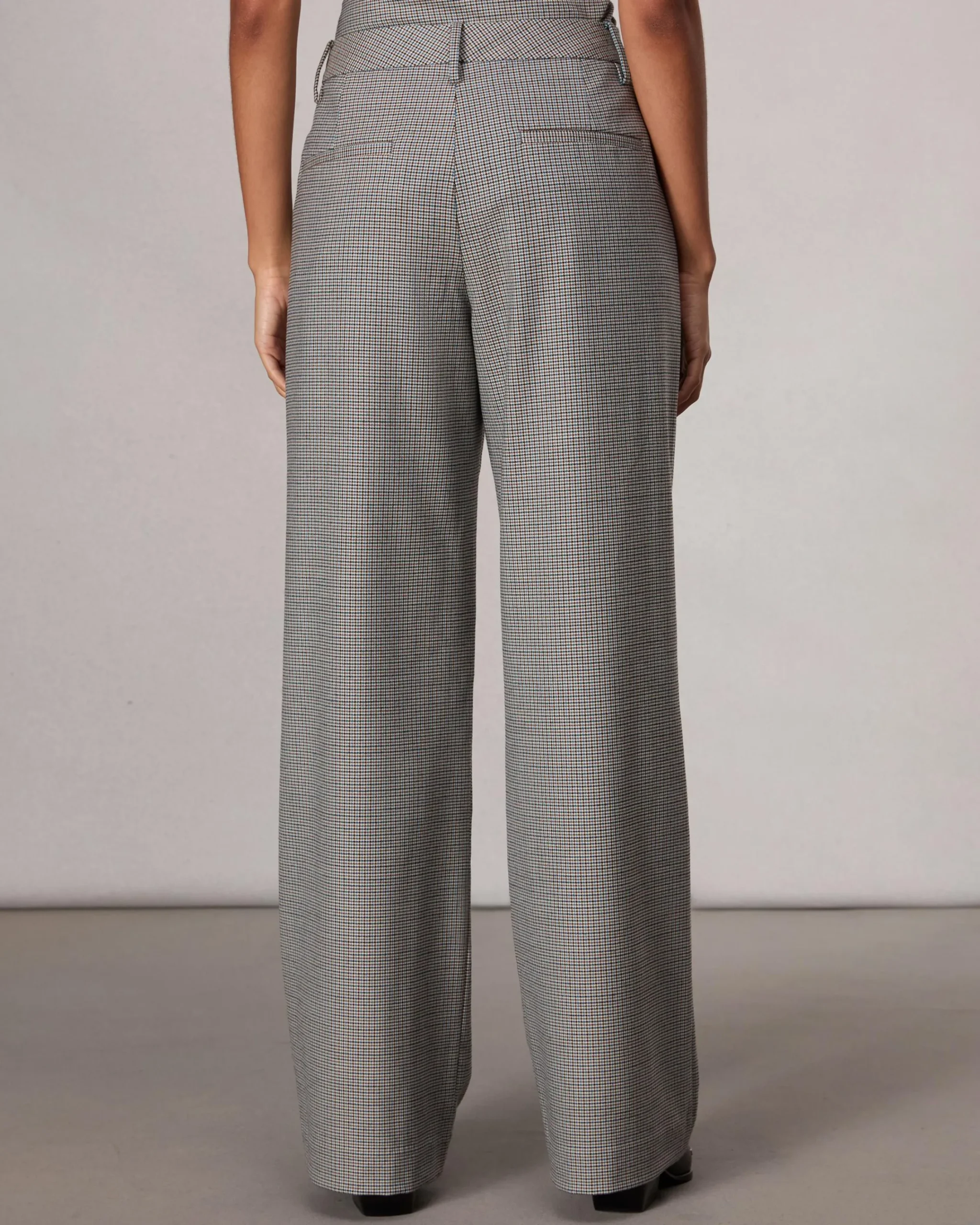 Clearance Andi Full-Length Plaid Pant Women Pants