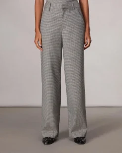 Clearance Andi Full-Length Plaid Pant Women Pants
