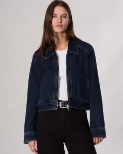 Best Anya Denim Jacket Women Jackets & Coats
