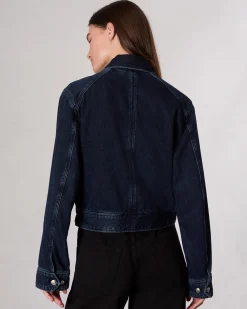Best Anya Denim Jacket Women Jackets & Coats