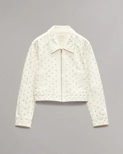 Sale Anya Studded Denim Jacket Women Jackets & Coats