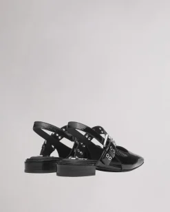 Shop Astra Leather Slingback Women Flats