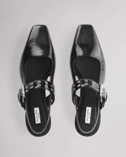 Shop Astra Leather Slingback Women Flats