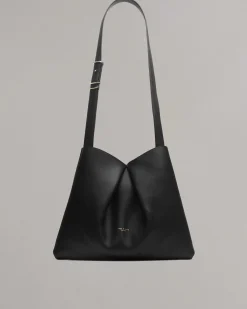 Outlet Bloom Large Italian Calf Leather Crossbody Bag Women Handbags
