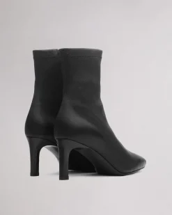 Clearance Britt Leather Boot Women Heels
