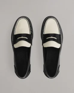 Clearance Carter Leather Loafer Women Flats