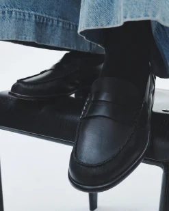 Online Carter Leather Loafer Women Flats