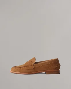 Cheap Carter Suede Loafer Women Flats
