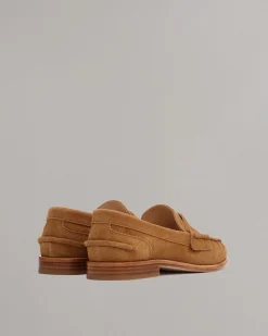 Cheap Carter Suede Loafer Women Flats