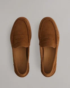 Cheap Carter Suede Loafer Women Flats