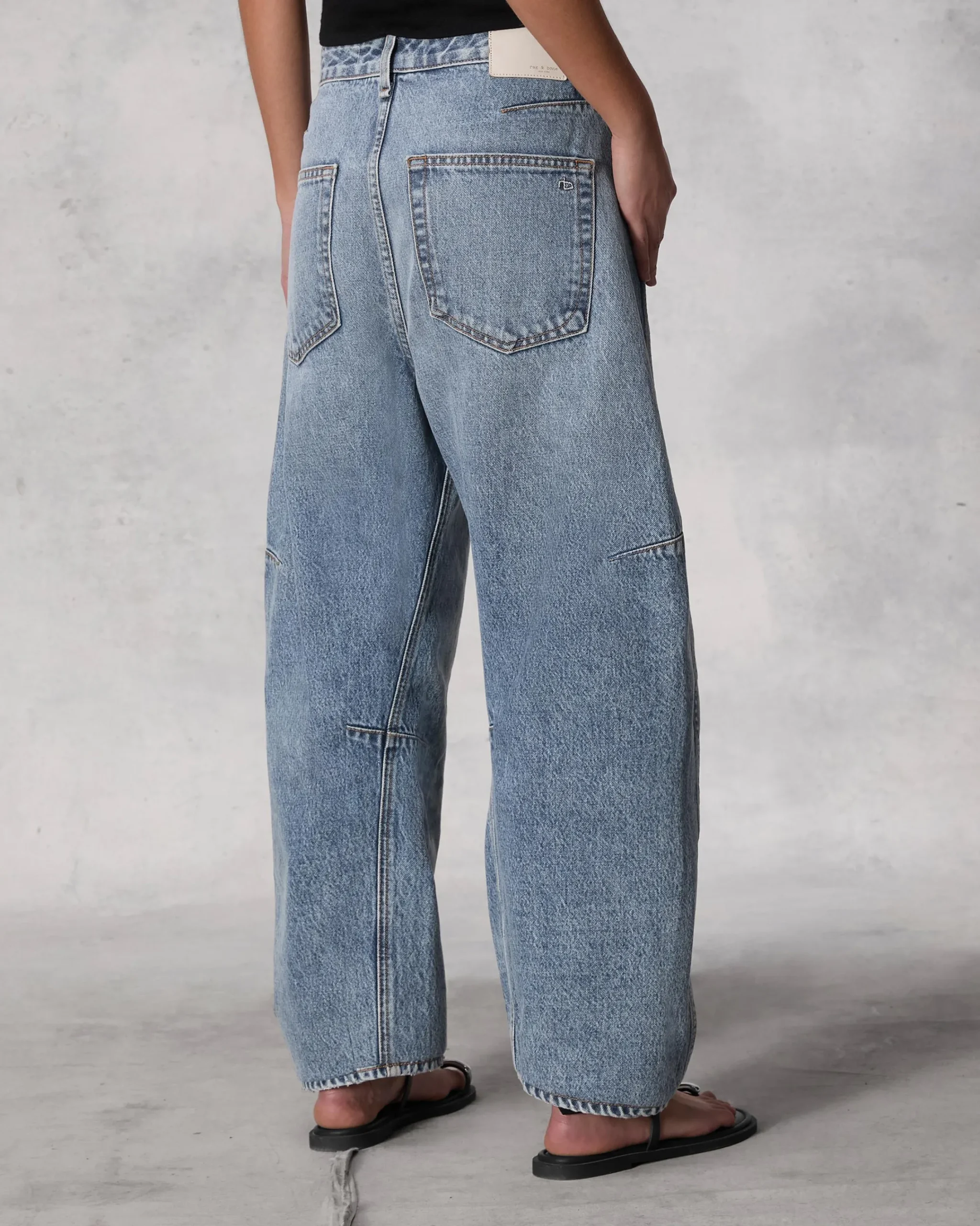 Clearance Charlie Ankle Barrel-Leg Jean Women Jeans