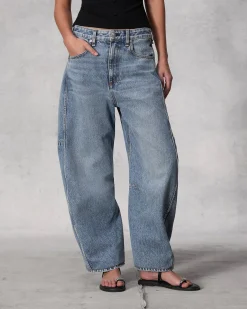 Clearance Charlie Ankle Barrel-Leg Jean Women Jeans