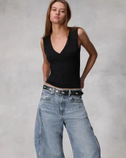 Clearance Charlie Ankle Barrel-Leg Jean Women Jeans