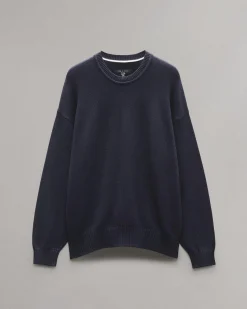 Clearance Clarkson Relaxed Fit Cotton Sweater Sweaters