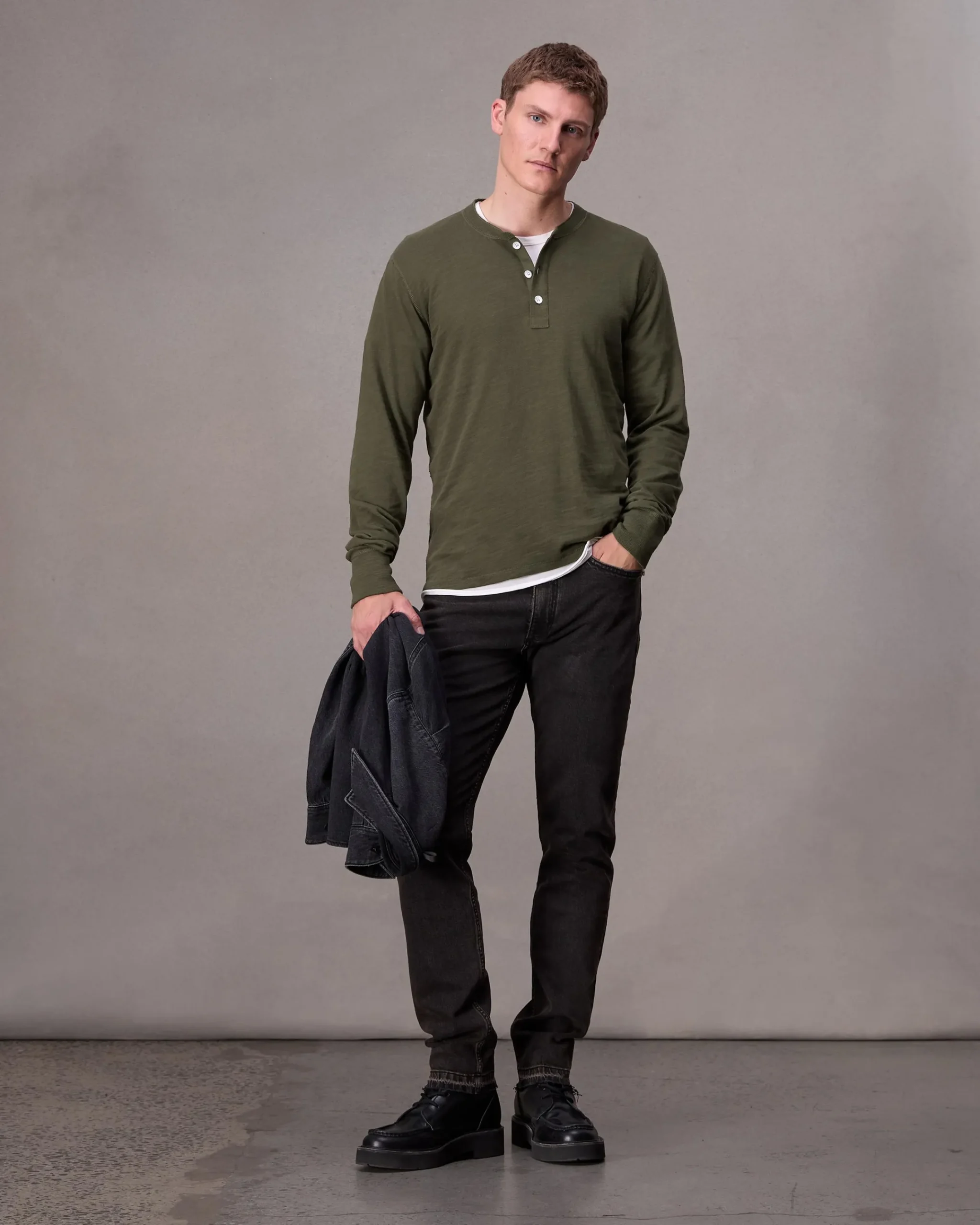 Hot Classic Flame Henley Shirt T-Shirts & Henleys