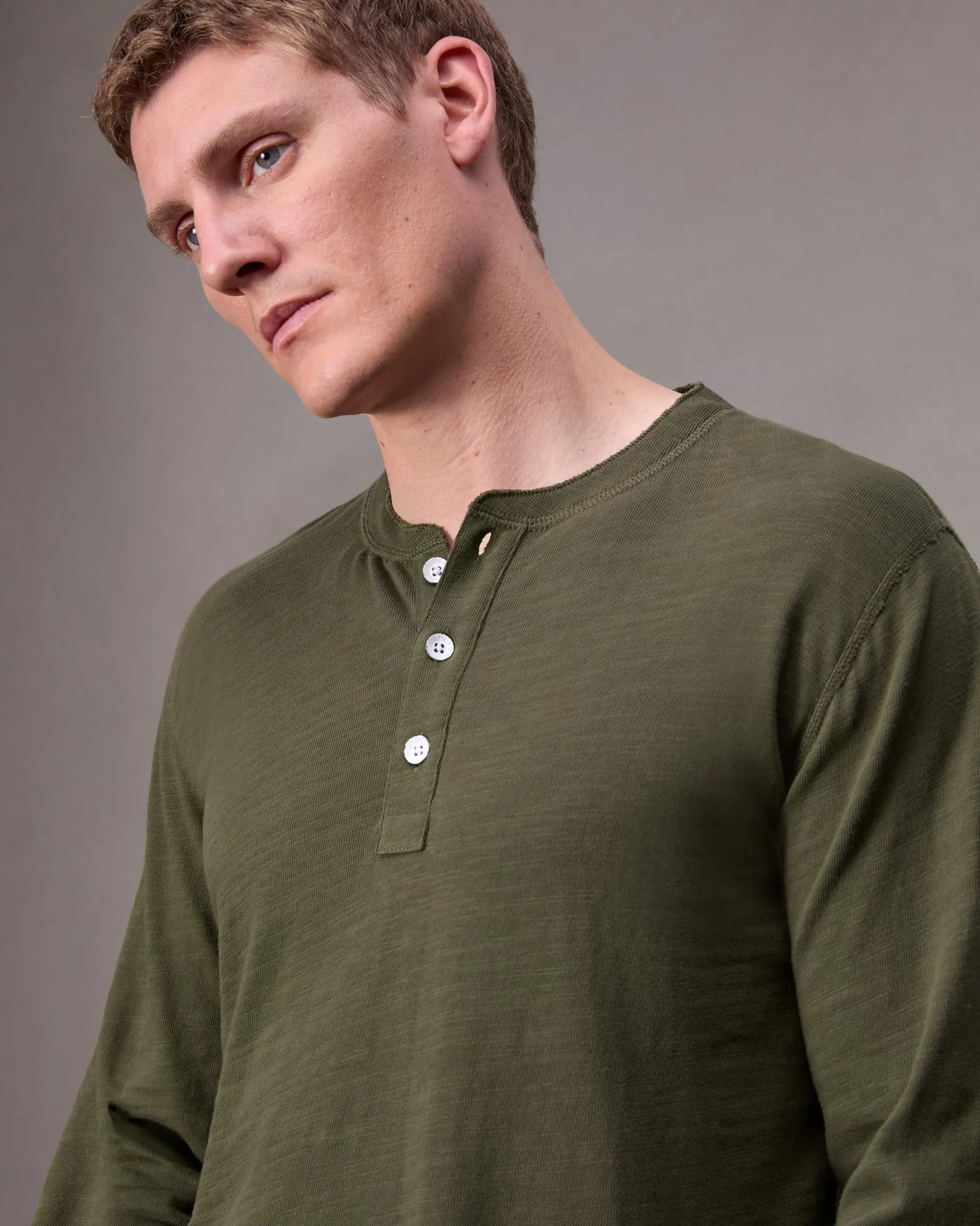 Hot Classic Flame Henley Shirt T-Shirts & Henleys