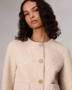 Fashion Cove Faux Shearling Jacket Women Jackets & Coats