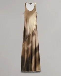 Cheap Daisy Satin Maxi Dress Women Dresses & Skirts