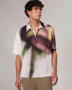 Sale Dalton Rose-Print Shirt Shirts