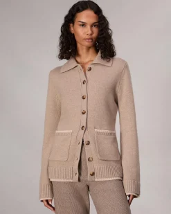 Hot Danica Wool-Cashmere Cardigan Women Sweaters & Sweatshirts