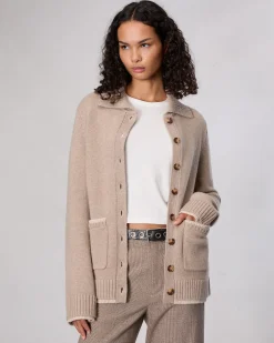 Hot Danica Wool-Cashmere Cardigan Women Sweaters & Sweatshirts