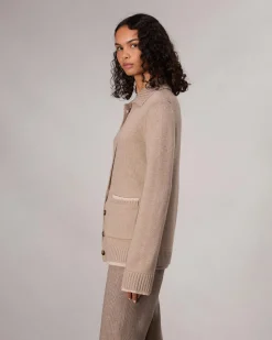 Hot Danica Wool-Cashmere Cardigan Women Sweaters & Sweatshirts
