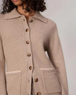 Hot Danica Wool-Cashmere Cardigan Women Sweaters & Sweatshirts