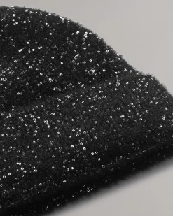 New Danni Sequin Beanie Women Hats & Gloves