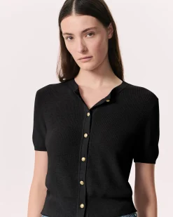 Discount Dina Cotton-Blend Cardigan Women Sweaters & Sweatshirts