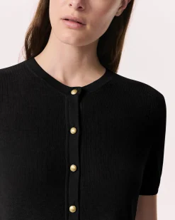 Discount Dina Cotton-Blend Cardigan Women Sweaters & Sweatshirts