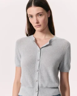 Discount Dina Cotton-Blend Cardigan Women Sweaters & Sweatshirts