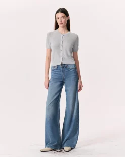 Discount Dina Cotton-Blend Cardigan Women Sweaters & Sweatshirts