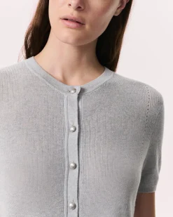 Discount Dina Cotton-Blend Cardigan Women Sweaters & Sweatshirts