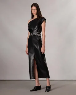 Online Eleanor Faux Leather Dress Women Dresses & Skirts