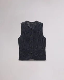 New Elisa Cotton Vest Women Blazers & Vests