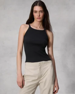Online Essential Rib String Tank Women T-Shirts