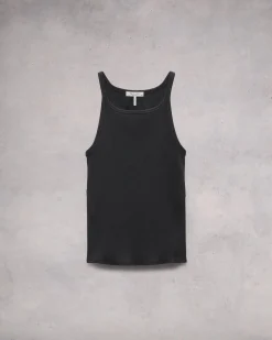 Online Essential Rib String Tank Women T-Shirts
