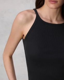 Online Essential Rib String Tank Women T-Shirts