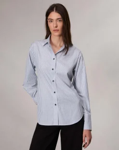 Cheap Eve Striped Shirt Women Shirts & Tops