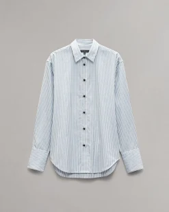 Cheap Eve Striped Shirt Women Shirts & Tops