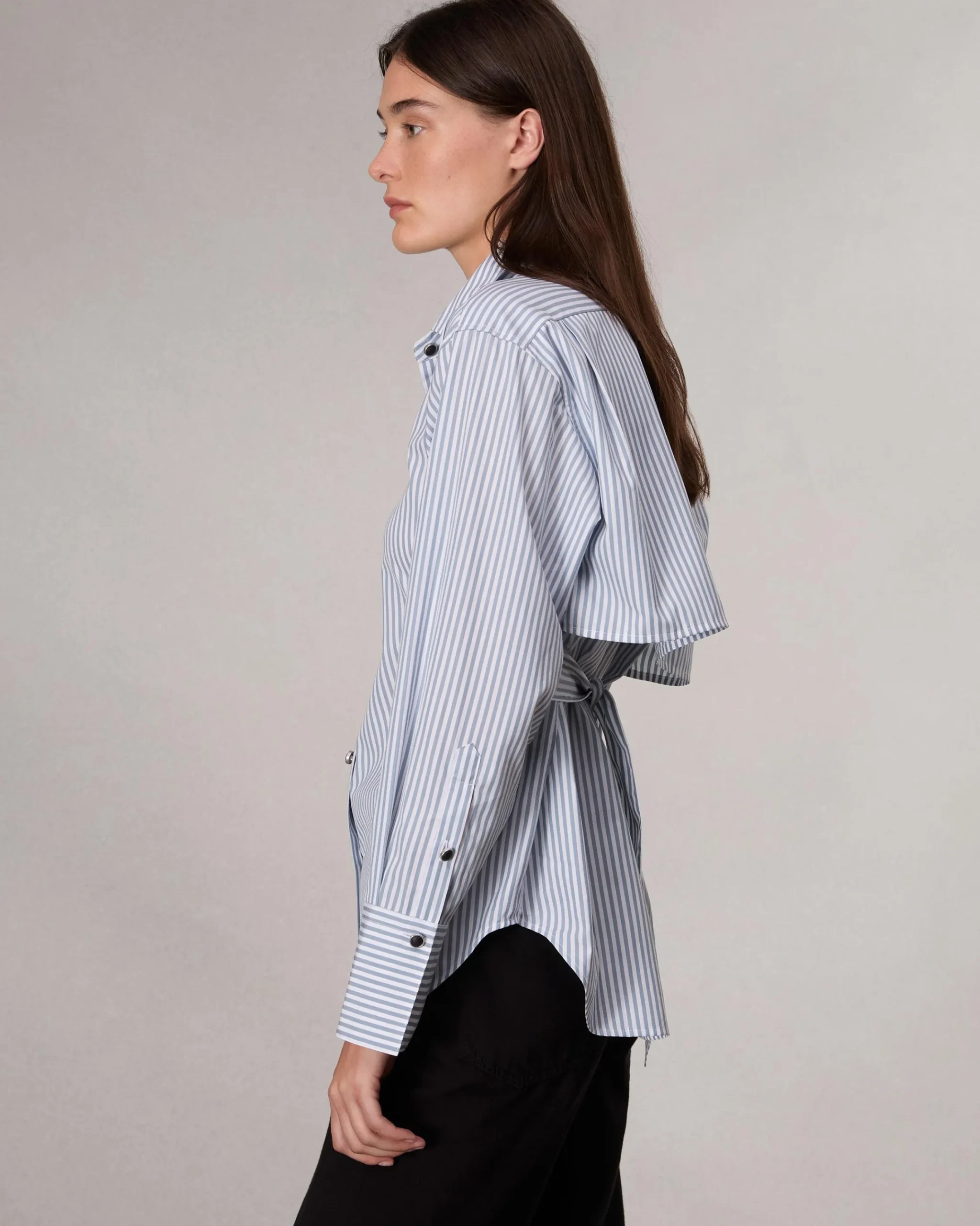 Cheap Eve Striped Shirt Women Shirts & Tops