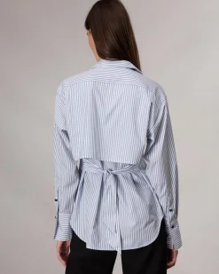 Cheap Eve Striped Shirt Women Shirts & Tops