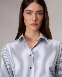 Cheap Eve Striped Shirt Women Shirts & Tops