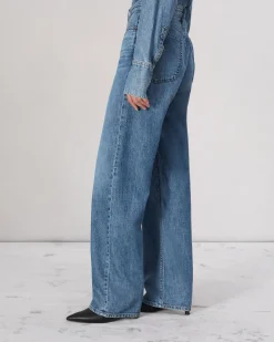 Outlet Featherweight Logan Wide-Leg Jean Women Jeans