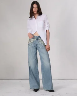 Fashion Featherweight Sofie Wide-Leg Jean Women Jeans