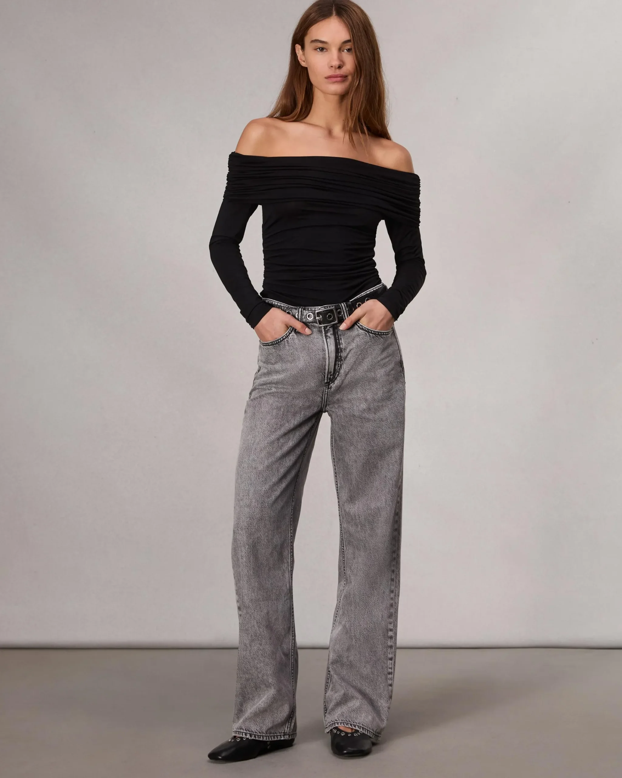 Discount Featherweight Wide-Leg Logan Jean Women Jeans