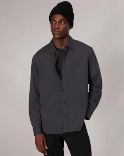 Store Finch Textured Striped Shirt Shirts