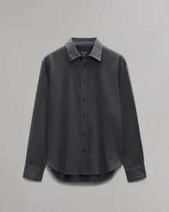 Store Finch Textured Striped Shirt Shirts